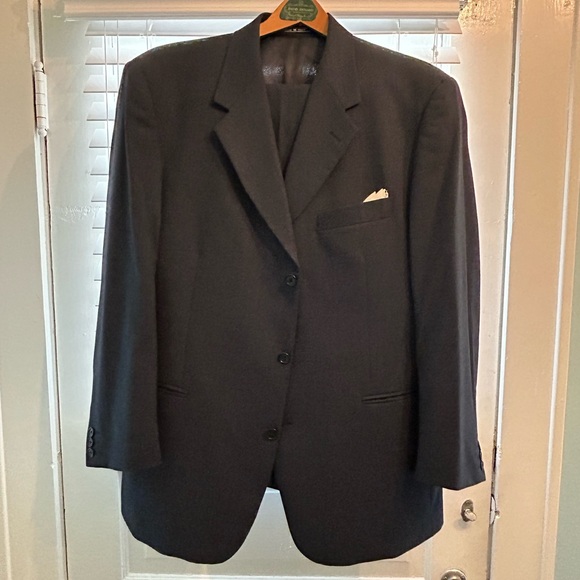 Collezione Italia VINTAGE. Made in Italy. Blue Two Piece Suit. - Picture 3 of 11
